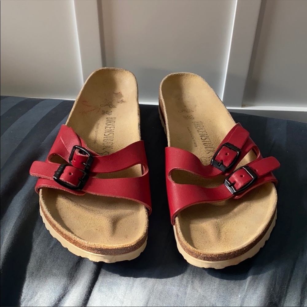 Birkenstock Red Sandals
